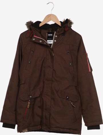 KILLTEC Jacket & Coat in L in Brown: front