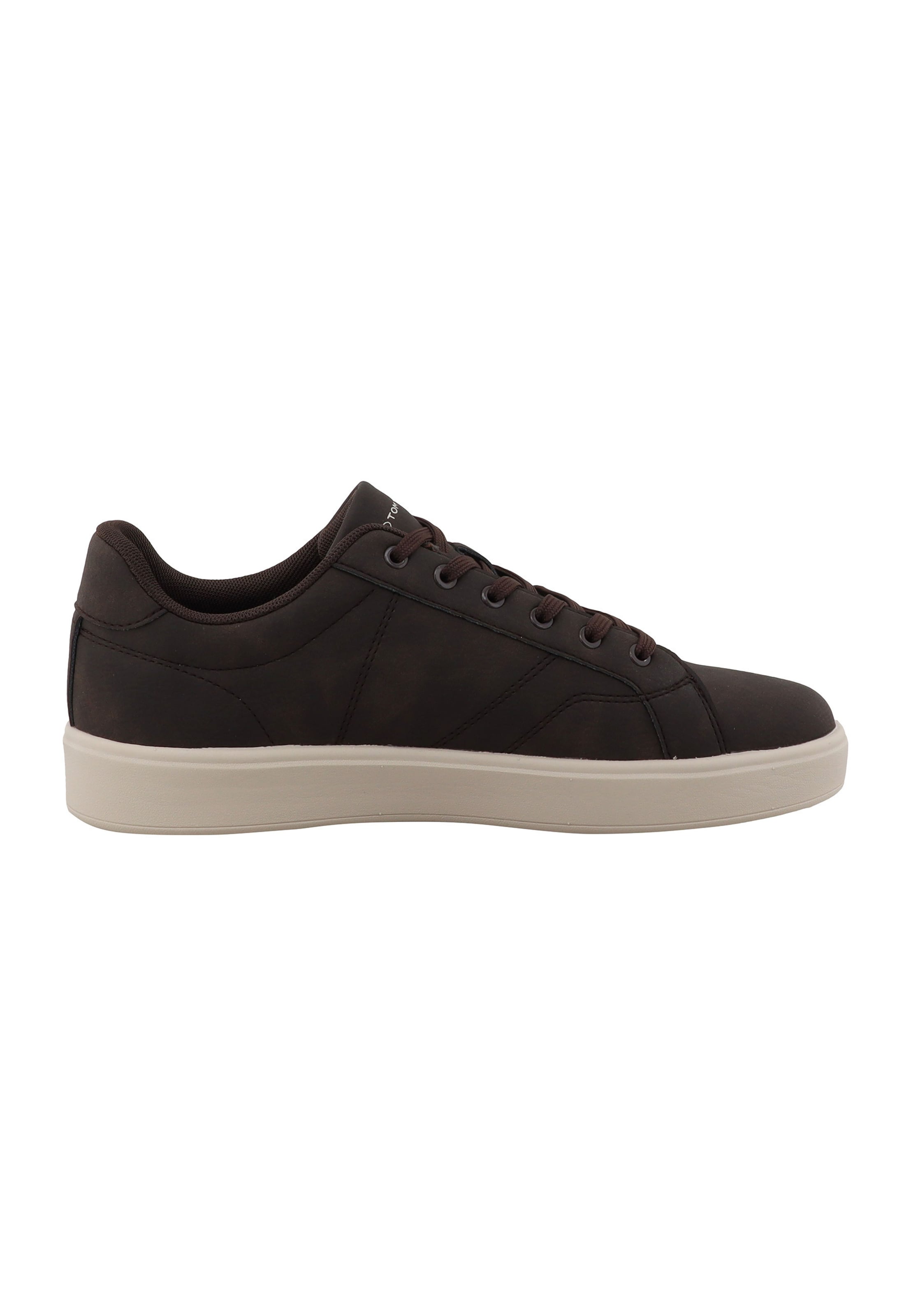 TOM TAILOR Sneakersy niskie w kolorze brązowy: przód