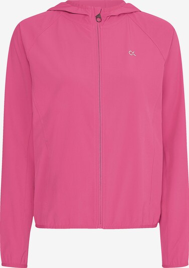 Calvin Klein Performance Sportjacke in pink / weiß, Produktansicht