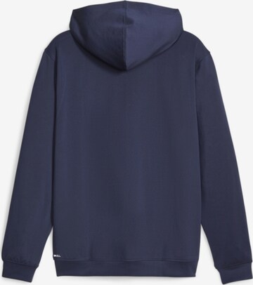 PUMA Athletic Zip-Up Hoodie in Blue