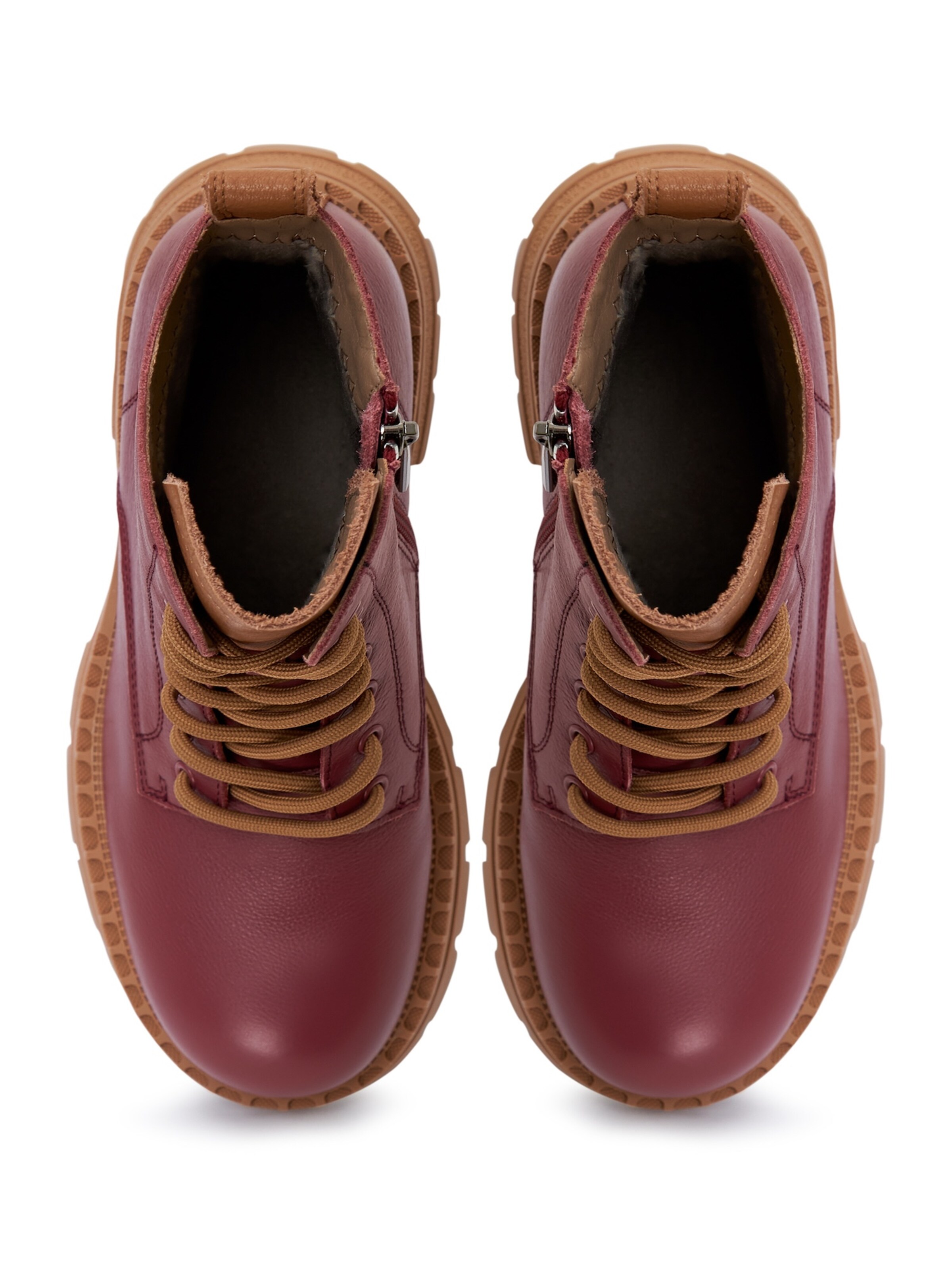 CESARE GASPARI Schnürstiefelette in Rot