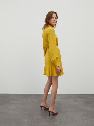 Robe-chemise 'Hanka' EDITED en jaune