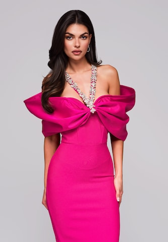 Ombre Evening dress in Pink