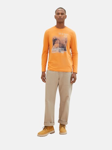 TOM TAILOR - Camisa em laranja