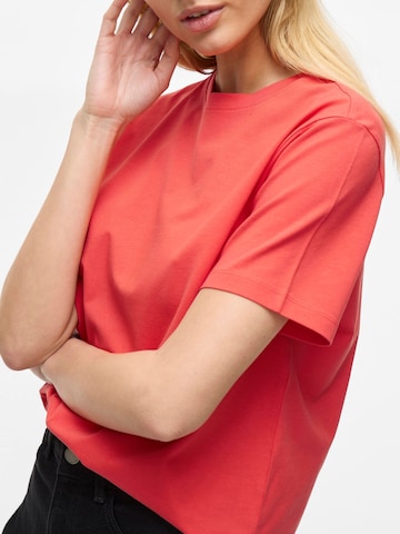 VILA Shirt 'VINora' in Red