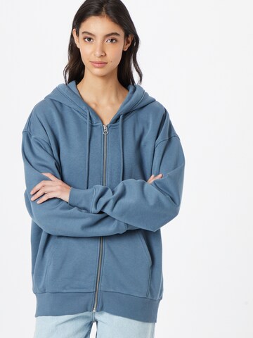 WEEKDAY Sweat jacket 'Alisa' in Blue: front