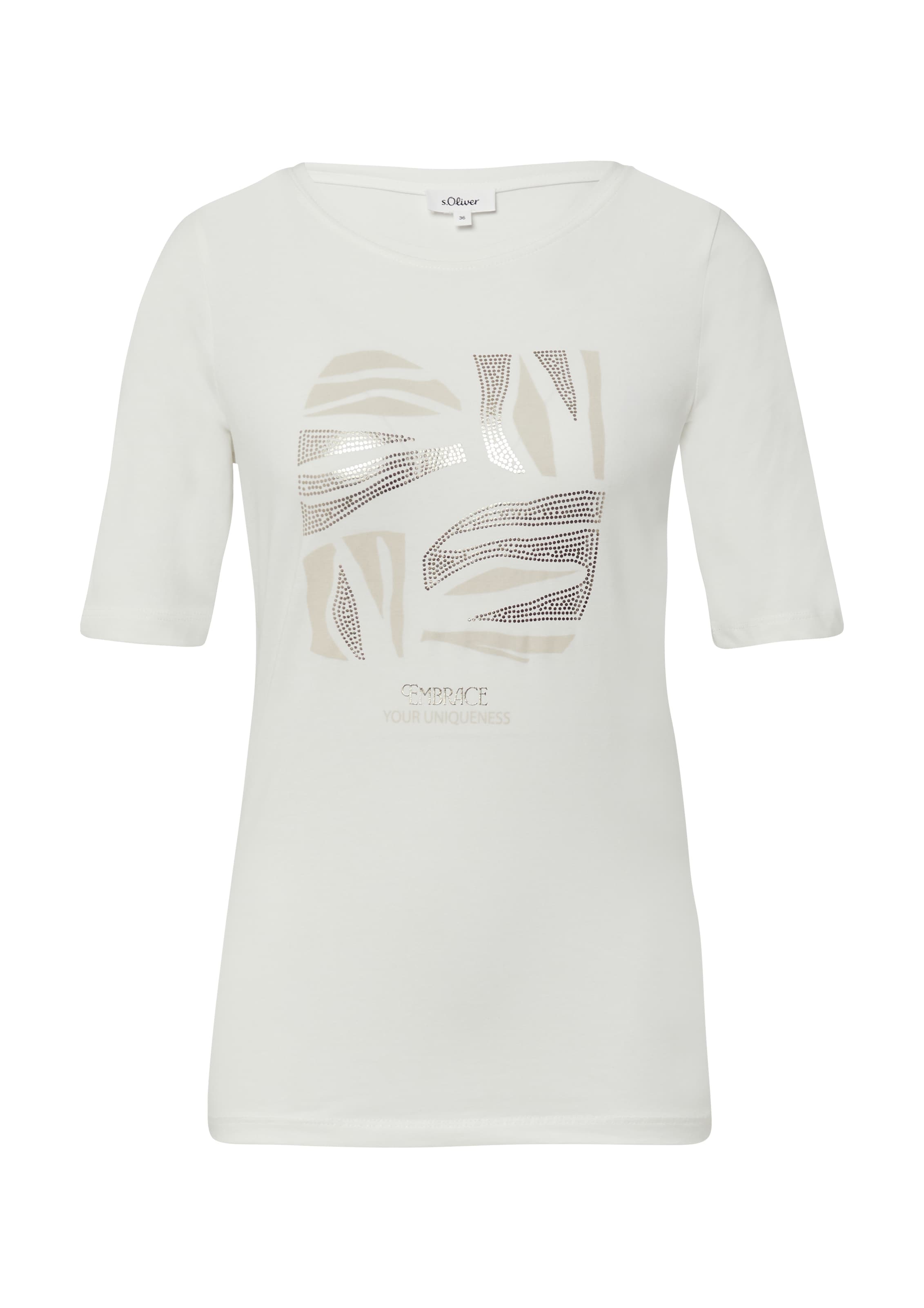 s.Oliver Shirt in White: front