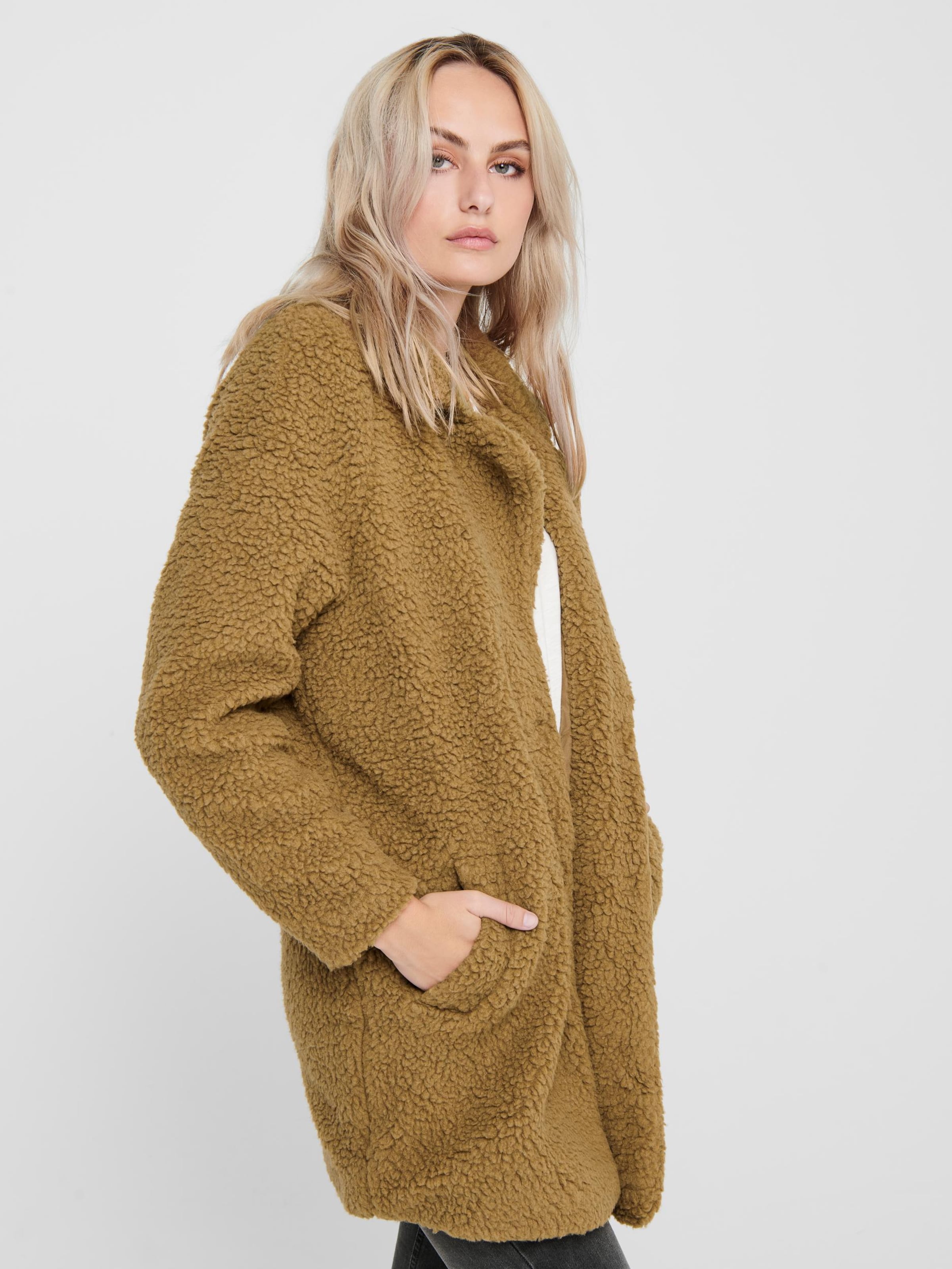 Only aurelia hotsell oversized shearling coat