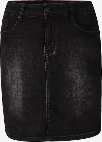 Fraternel Skirt in Black: front