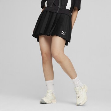 PUMA Athletic Skorts in Black: front