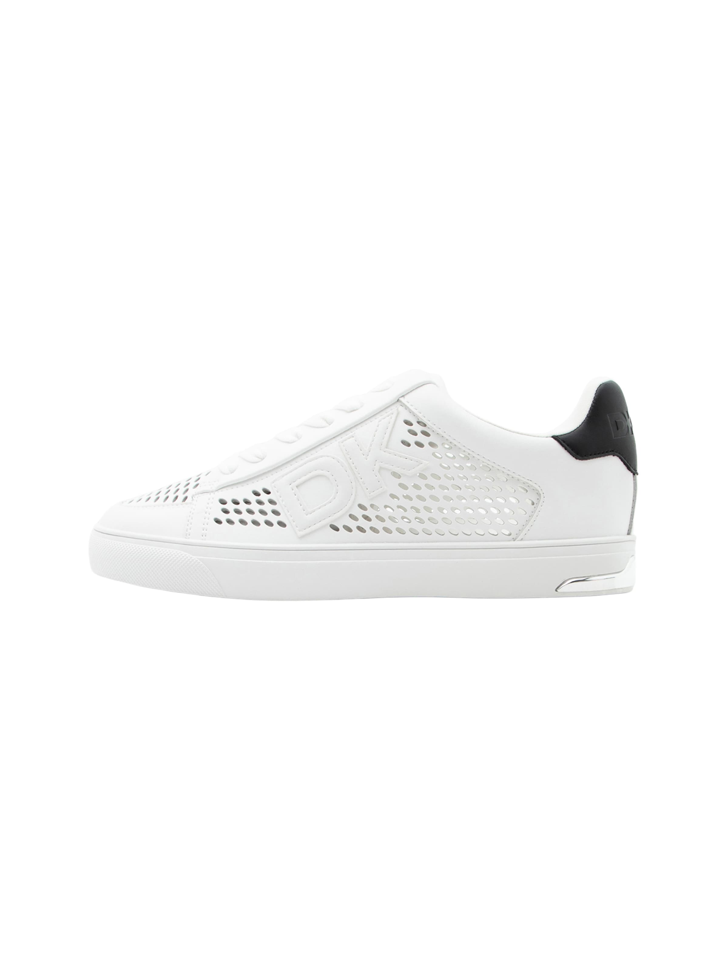DKNY - Zapatillas deportivas bajas 'ABENI' en blanco: frente