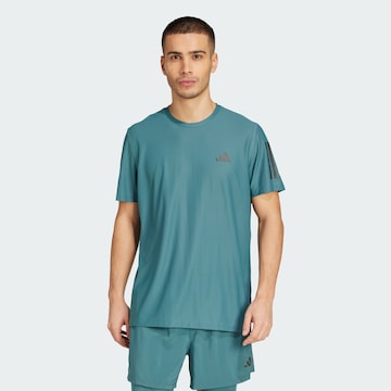 T-Shirt fonctionnel 'Own The Run' ADIDAS PERFORMANCE en vert : devant