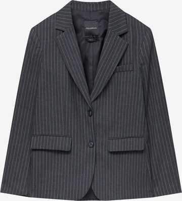 Pull&Bear Blazer in Grey: front