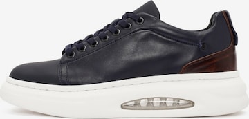 Baskets basses Derimod en bleu : devant