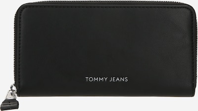 Tommy Jeans Naudas maks 'Ess Must', krāsa - melns / Sudrabs, Preces skats