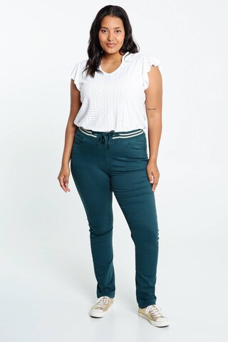 Paprika Slimfit Jeggings in Grün
