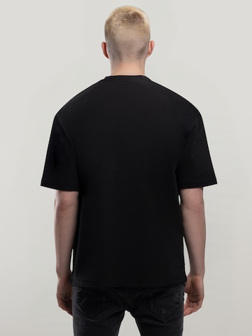 MAD TIGERS Shirt 'Dark Oceans' in Black