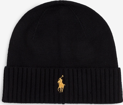 Polo Ralph Lauren Mütze in goldgelb / schwarz, Produktansicht