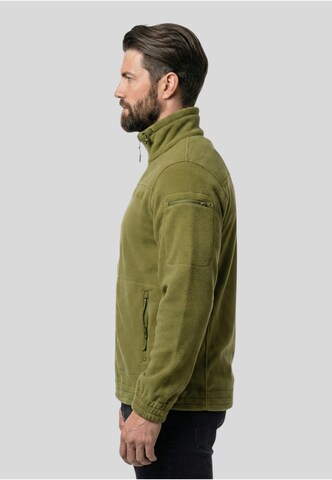 Brandit Fleecejacke 'Combat' in Grün