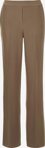 Loosefit Pantalon à plis MADELEINE en marron : devant