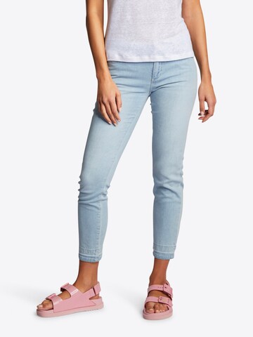 Rich & Royal Slimfit Jeans in Blauw: voorkant