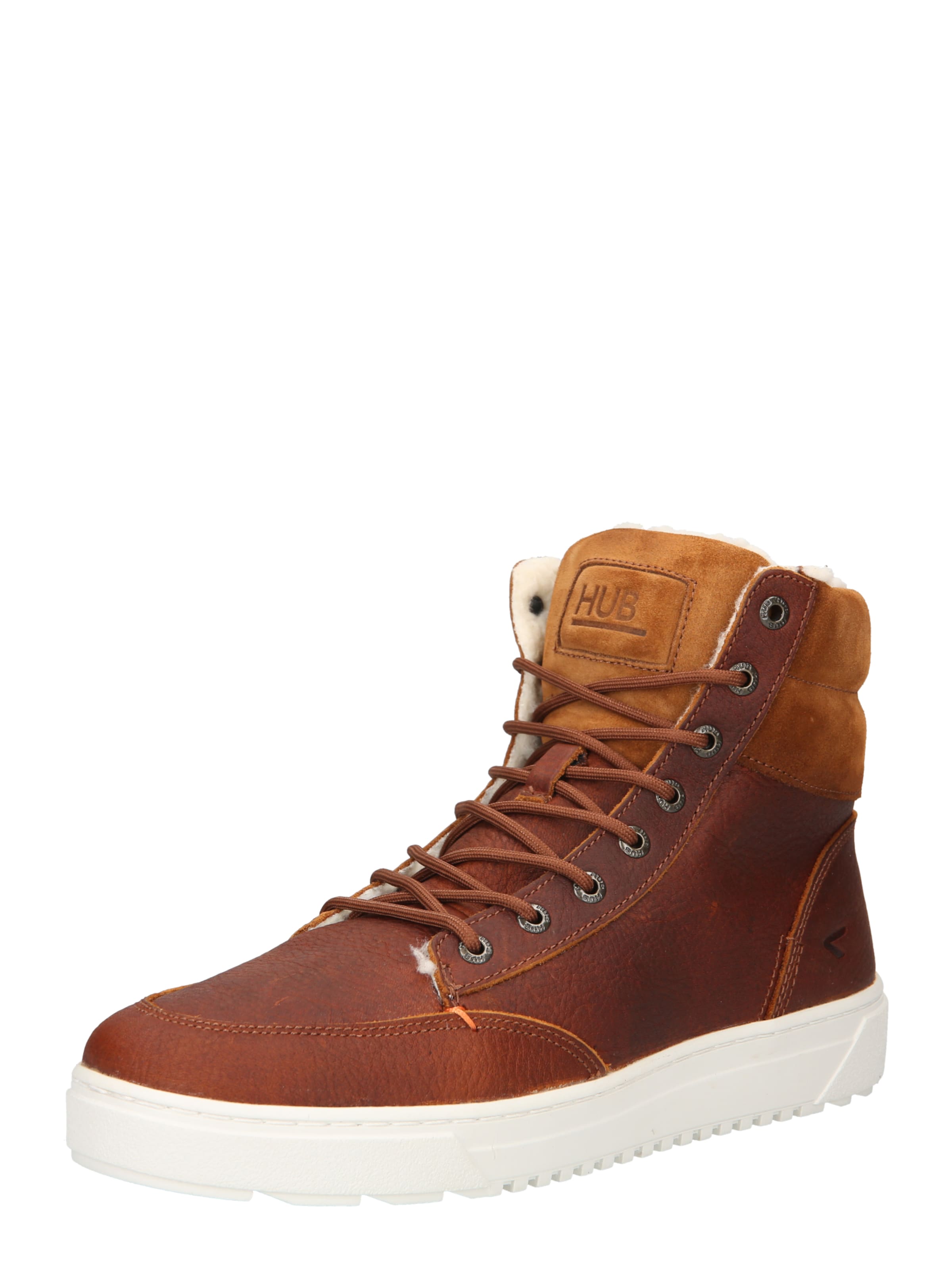 HUB Μπότες με κορδόνια 'Dublin 2.0' σε καφέ: μπροστά