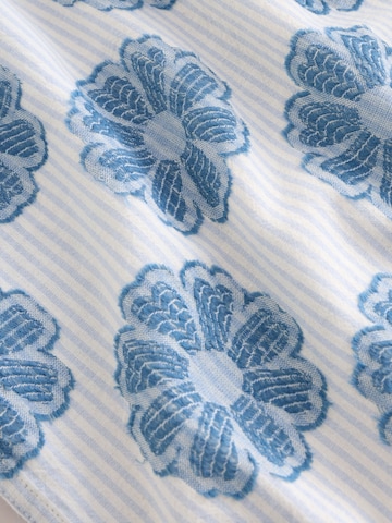 Next Regular fit Button Up Shirt in Blue
