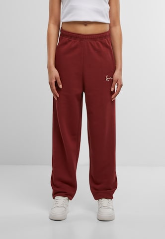 Karl Kani Tapered Hose in Rot: Vorderseite