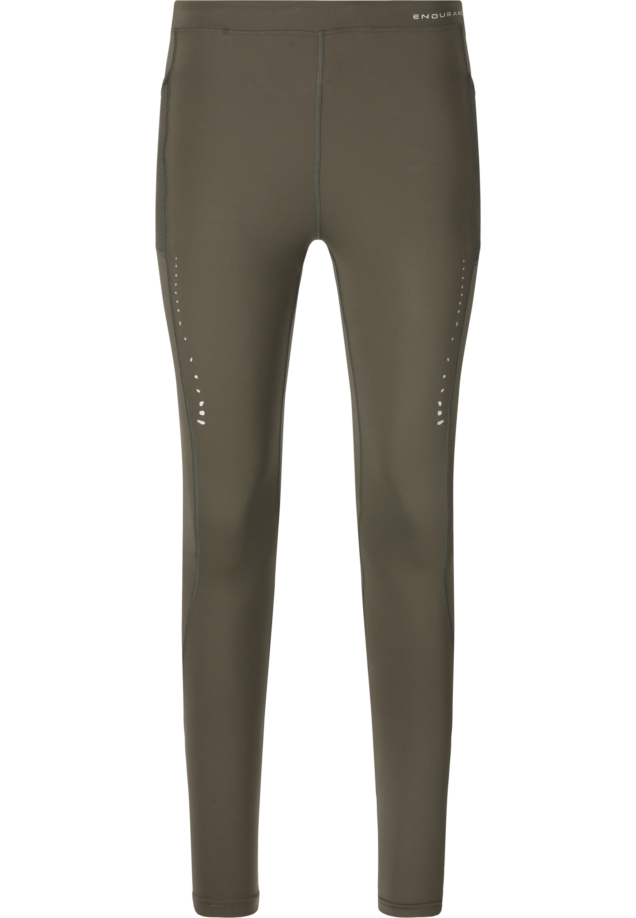 ENDURANCE Skinny Sportbroek 'Lindysa' in Groen: voorkant
