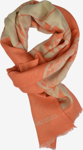 Carlo Colucci Scarf in Orange: front