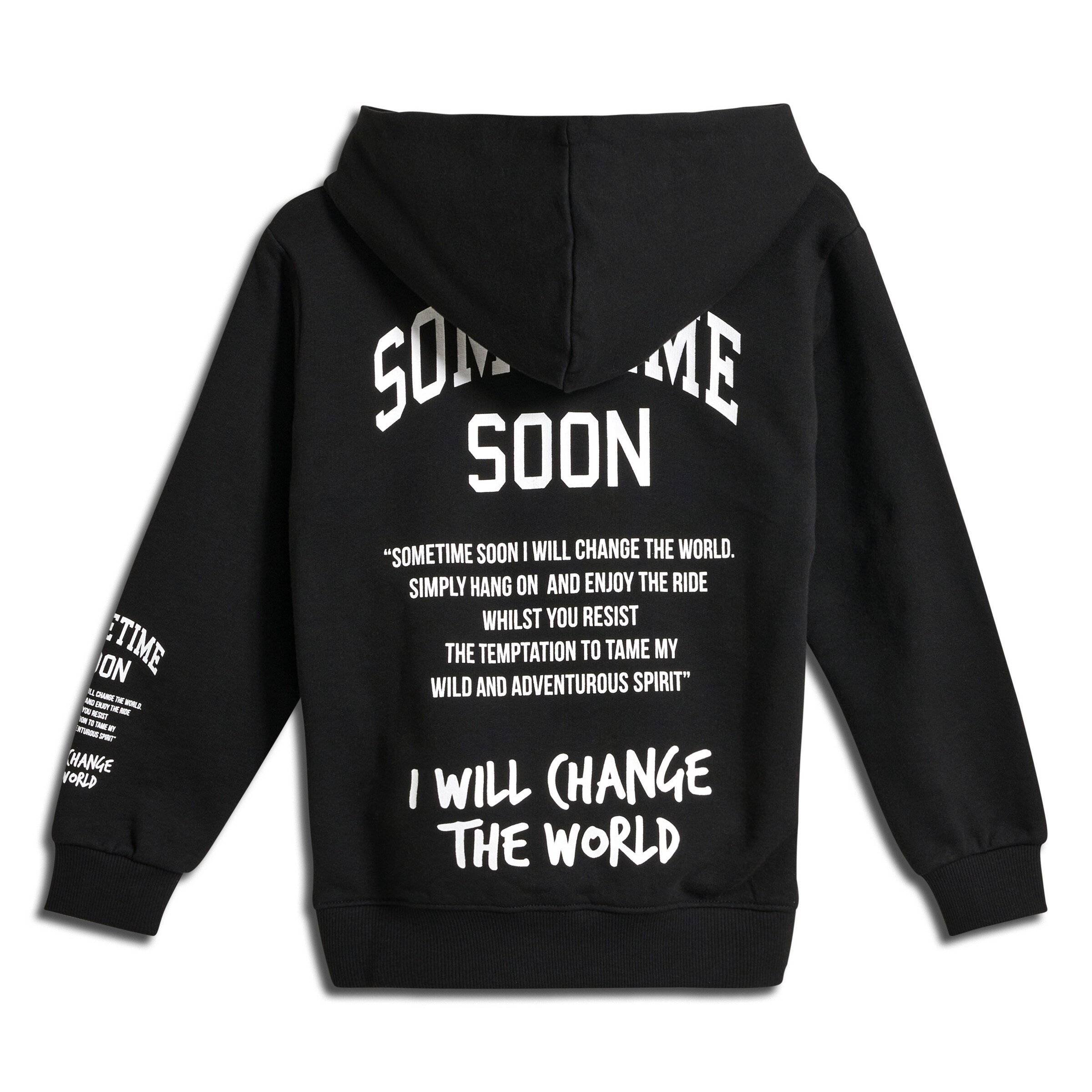 SOMETIME SOON Sweatshirt 'Dimas' in Schwarz