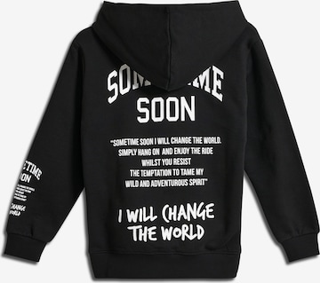 SOMETIME SOON Sweatshirt 'Dimas' in Schwarz