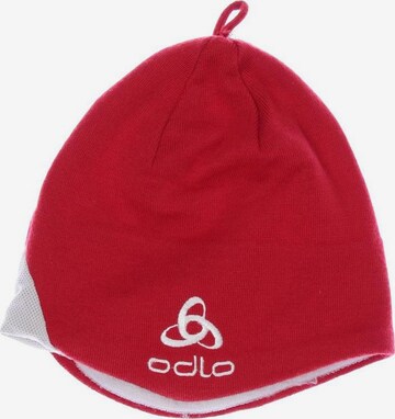 ODLO Hat & Cap in One size in Red: front
