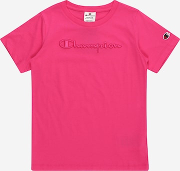 Maglietta di Champion Authentic Athletic Apparel in rosa: frontale