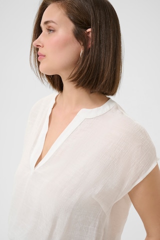 Kaffe Blouse in White