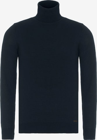 Jimmy Sanders Sweater 'Bard' in Blue: front