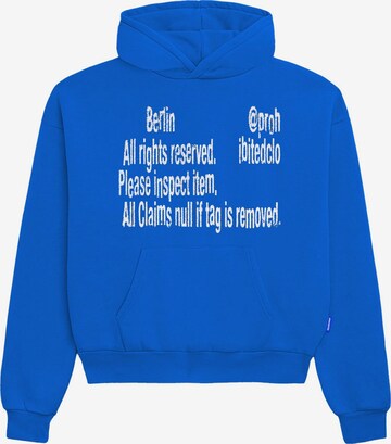 Prohibited Sweatshirt in Blue: front