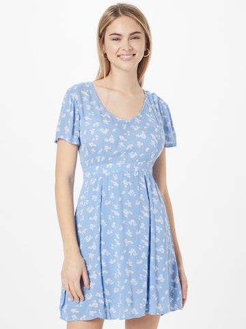 ABOUT YOU Letní šaty 'Valeria' – modrá: přední strana