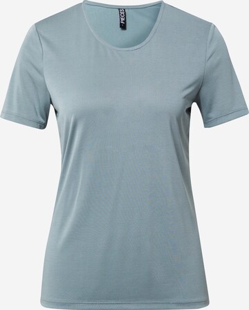 T-shirt 'KAMALA' PIECES en bleu : devant