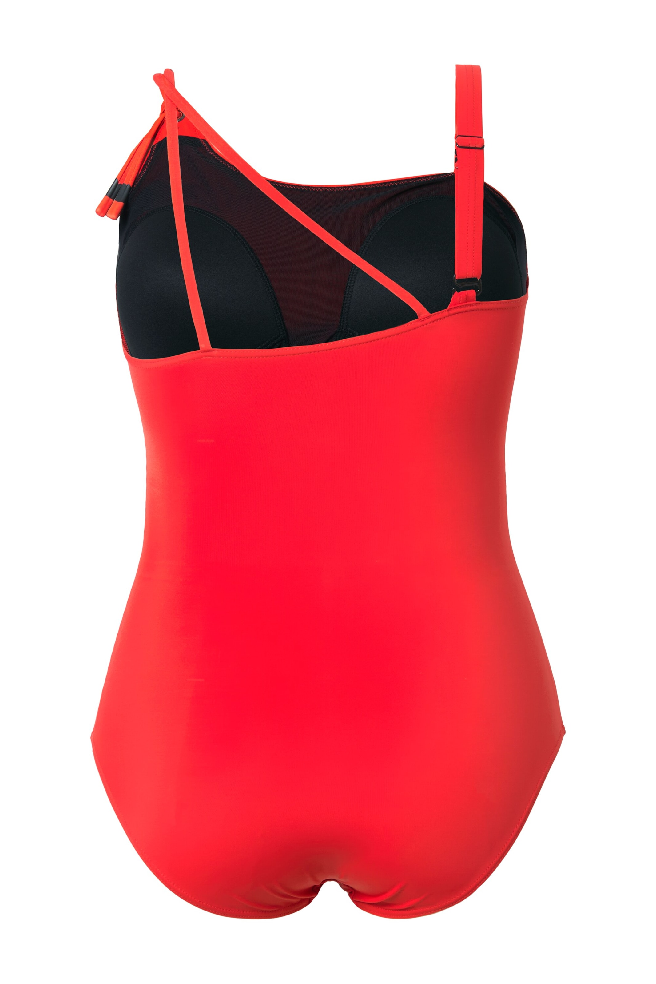 Ulla Popken Badeanzug in Rot