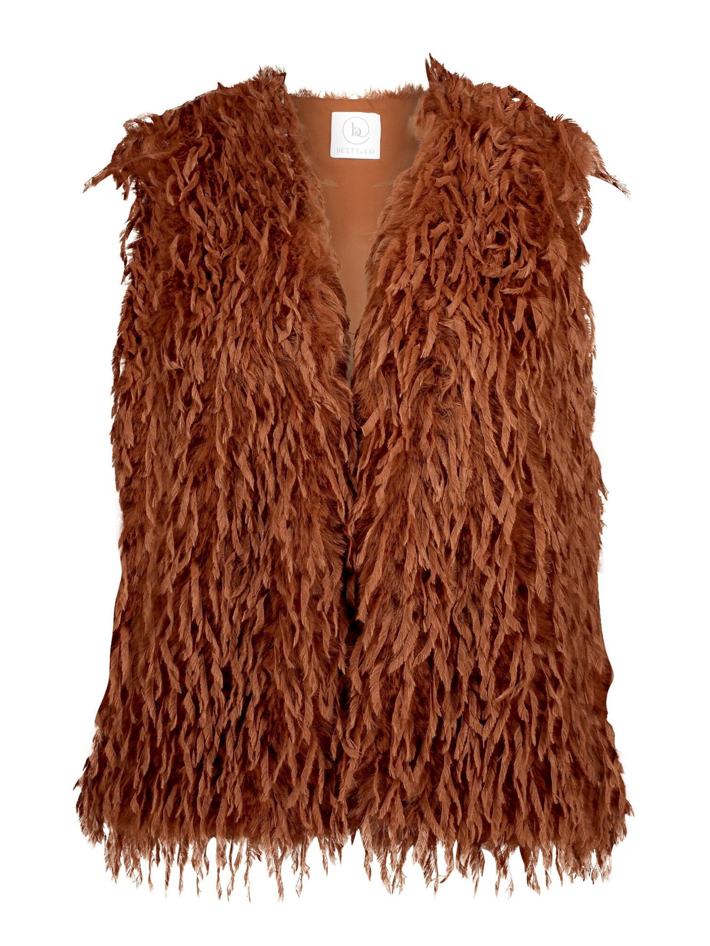 Gilet di Betty & Co in marrone: frontale