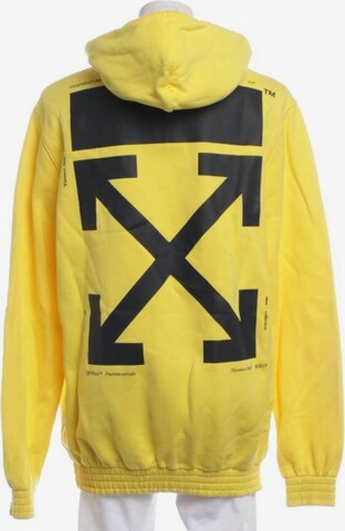 Off-White Sweatshirt & Zip-Up Hoodie in S in Yellow