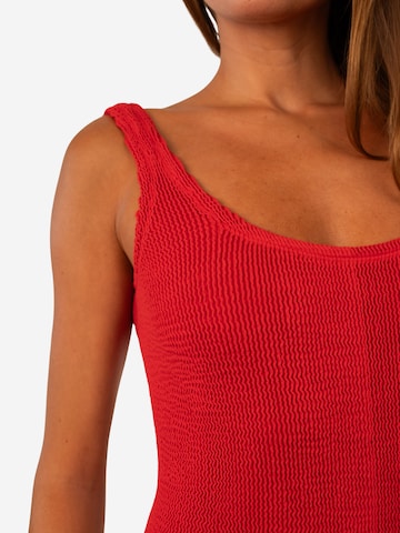 Billie Swim Klassiek Badpak 'Ikaria Swimsuit' in Rood
