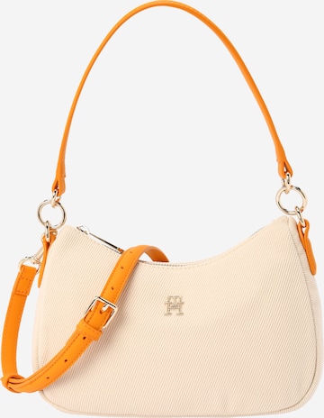 TOMMY HILFIGER Skuldertaske 'POPPY' i beige: forside