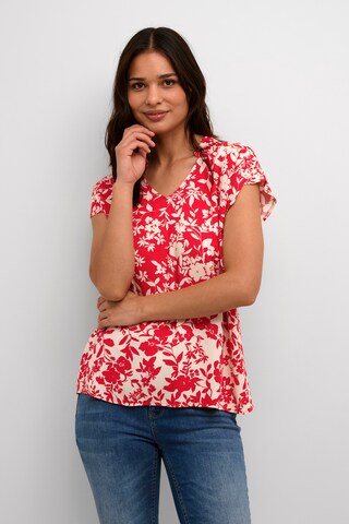 CULTURE Blouse 'Jenny' in Rood: voorkant