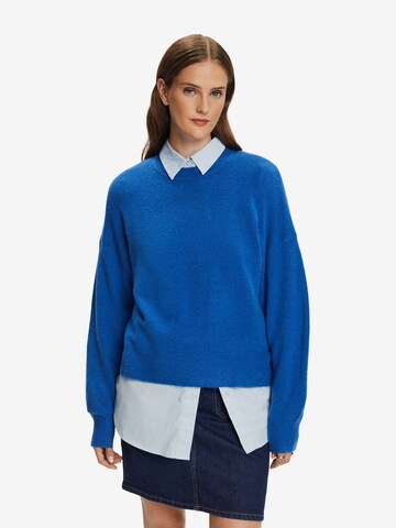 ESPRIT Sweatshirt in Blauw: voorkant