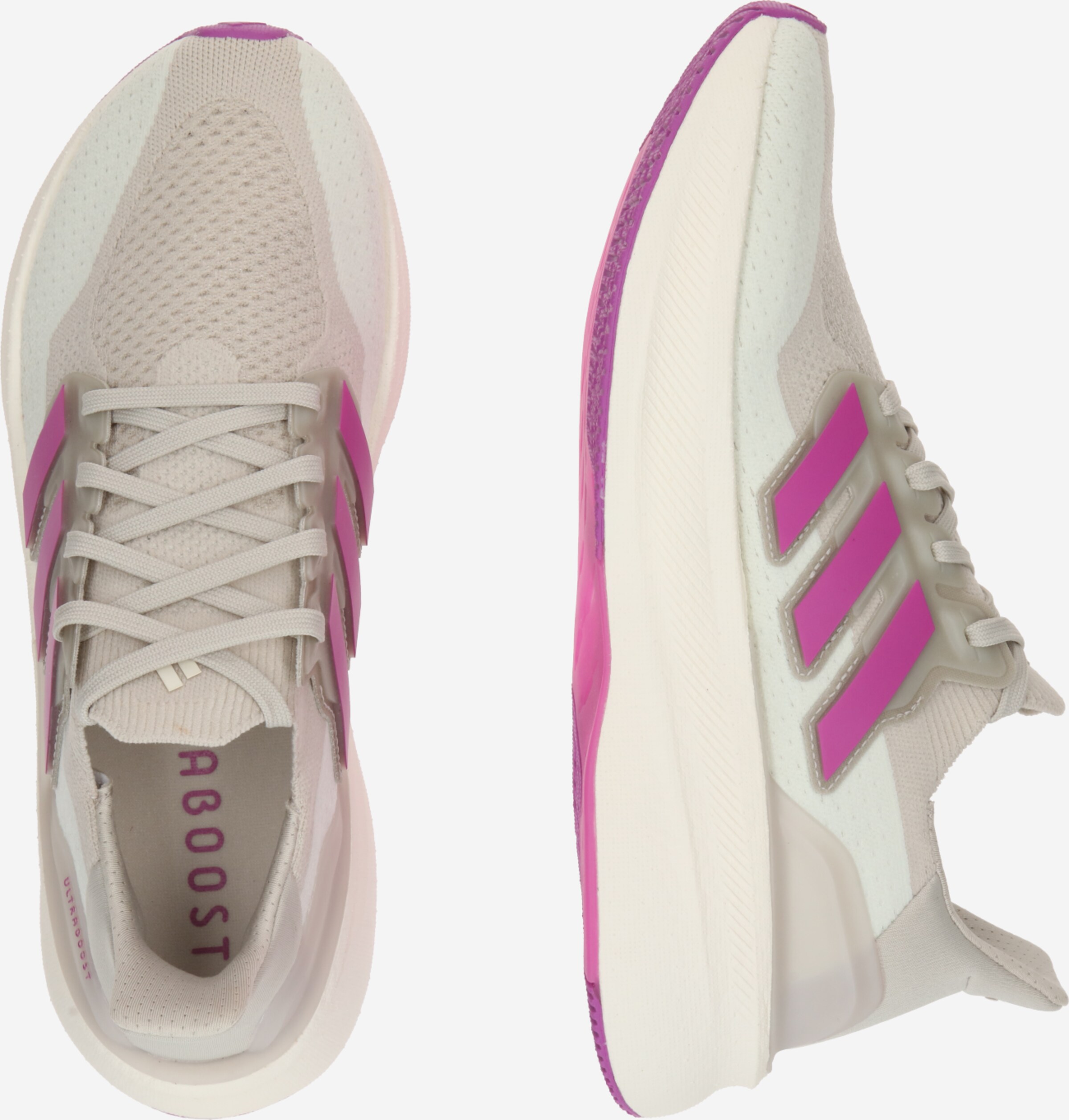 ADIDAS PERFORMANCE Scarpa da corsa ULTRABOOST 5 in Grigio Chiaro Fucsia ABOUT YOU