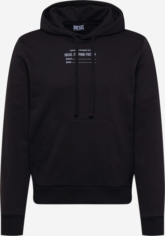 DIESEL Sweatshirt in Schwarz: predná strana