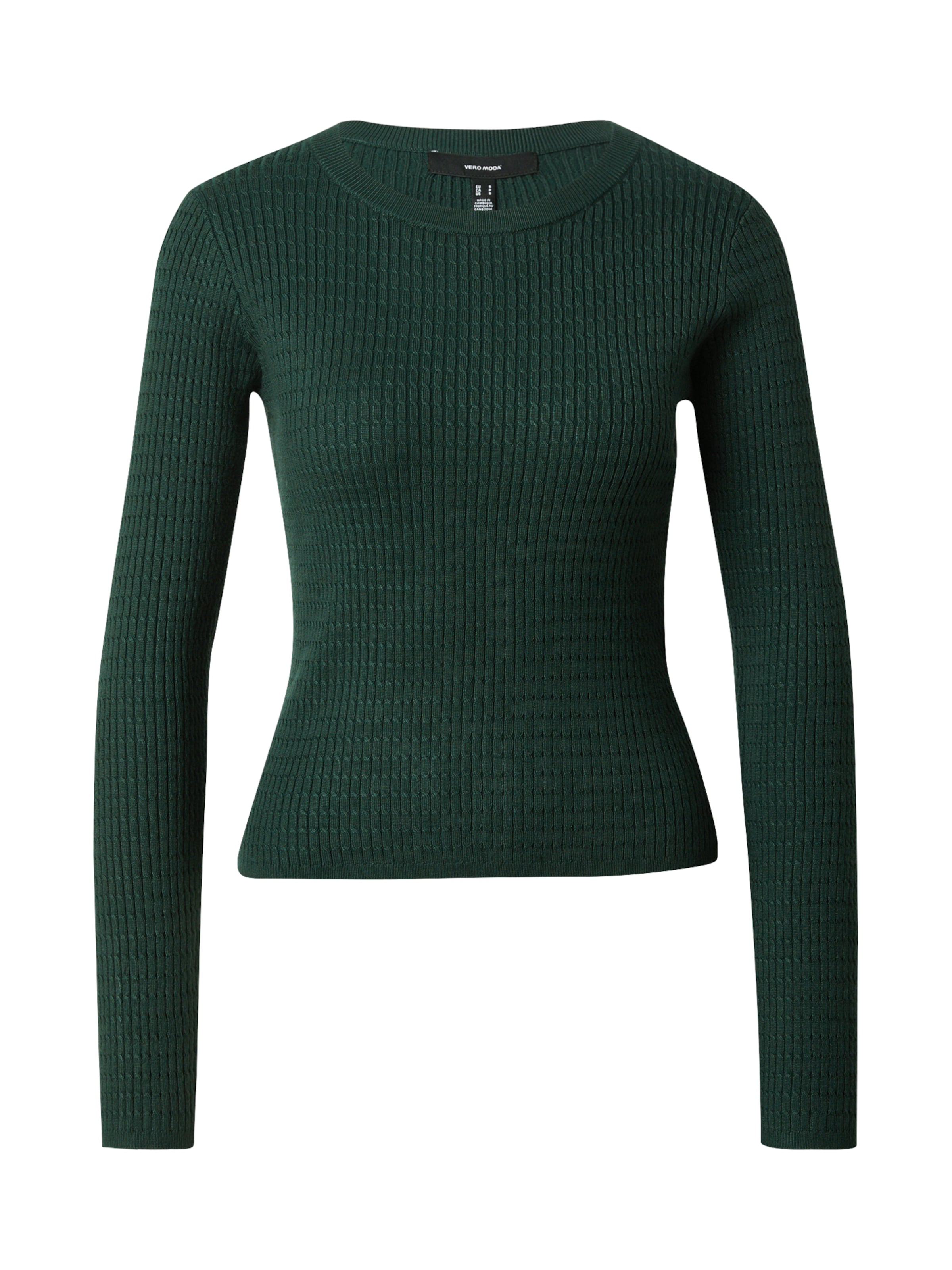 VERO MODA Pullover 'VMSilje' in Grün: Vorderseite