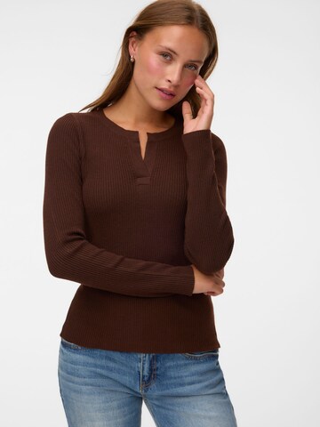 VERO MODA - Jersey 'AWHedda' en marrón: frente